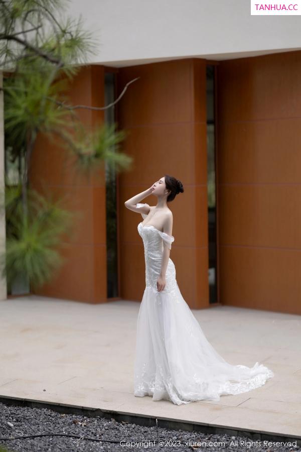 梦心玥  [XiuRen]高清写真图 2023.08.30 No.7310 梦心玥 婚纱美腿第15张图片